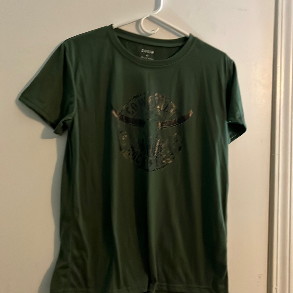 Green shirt from Shein